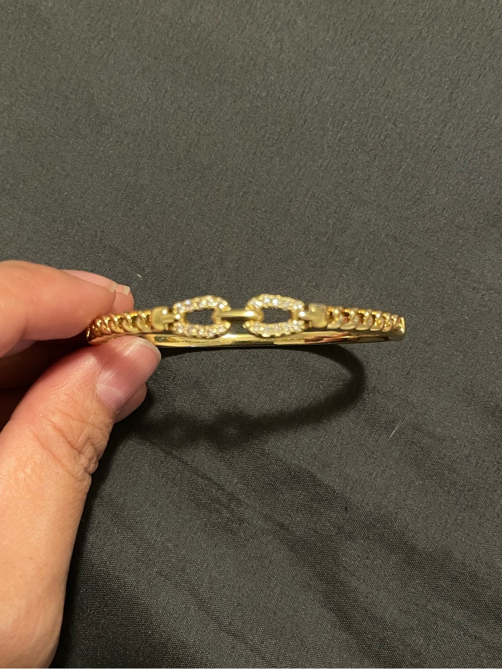New - 14k gold plated bangle